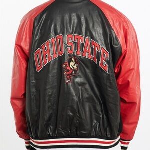Steve & Barry's Ohio State Red and Black Bomber Jacket